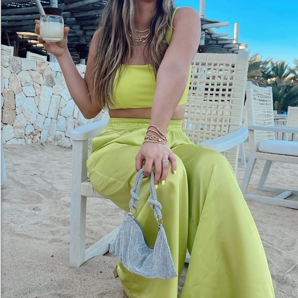 Show Me Your MUMU - matching lime green set - MEDIUM